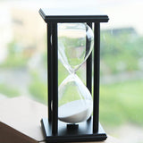 30 Minutes Hourglass Wooden Hour Glass Sand Timer Clock Sandglass Tea Timers Crystal Craft Birthday Gift