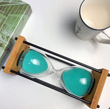 Sand Hourglass Timer Sandglass Countdown Timing Modern Wooden Sandglass Sand Clock Timer Home Decoration Wooden 30 Minute