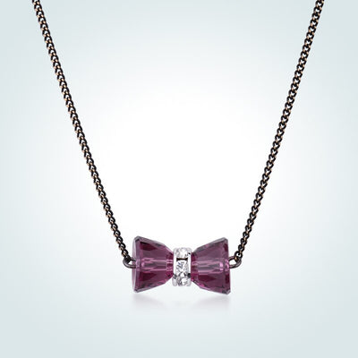 Warme Farben Crystal from Swarovski Women Necklace Small Hourglass Crystal Pendant Necklace Fine Jewelry Gift Fashion Collares