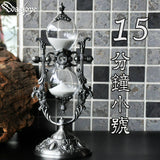 15/30Min Metal retro Hourglass Home Desktop Decor sand clock Kitchen Timer sandy clock Gift For Girlfriend wedding Birthday Gift