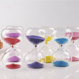 9 Color Glass Hourglass Sand Timer Fashion Home Decor Birthday 3/5 Minute Love Valentine's Day Gift Ampulheta Reloj De Arena