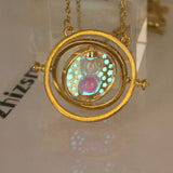 Time-Turner Necklace Pendant Hourglass Necklaces GLOW in the DARK night for boy girl women men necklace Holiday gift