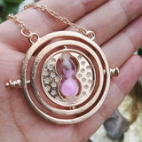 Time-Turner Necklace Pendant Hourglass Necklaces GLOW in the DARK night for boy girl women men necklace Holiday gift