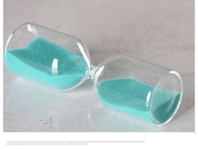 Creative Glass Sand Clock Hourglass Ornaments Blue Time Counter Count Down Timer Sand Hourglass Crafts Home Office Decor Gifts