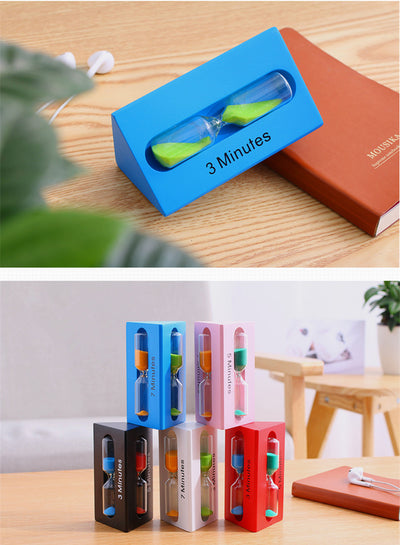 3-in-1 3/5/7 Minute Triangular Wooden Sand Hourglass Children Watch Clock Timer Sandglass Home Decoration Ampulheta Secret Gift