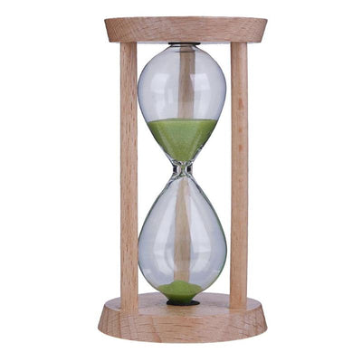 Wooden Sand Clock 3 Minutes Hourglass Sandglass Toothbrush Timer Kids Cooking Hourglasses Clock Gift