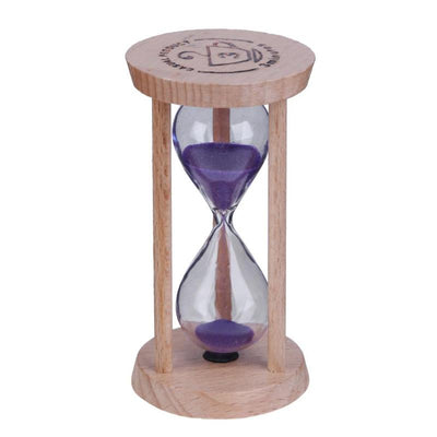Wooden Sand Clock 3 Minutes Hourglass Sandglass Toothbrush Timer Kids Cooking Hourglasses Clock Gift