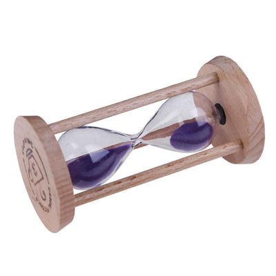 Wooden Sand Clock 3 Minutes Hourglass Sandglass Toothbrush Timer Kids Cooking Hourglasses Clock Gift