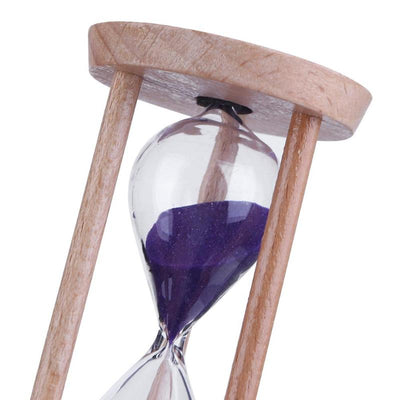 Wooden Sand Clock 3 Minutes Hourglass Sandglass Toothbrush Timer Kids Cooking Hourglasses Clock Gift