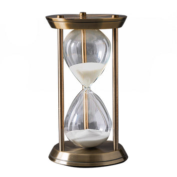 Ornaments Hourglass Office Craft Kitchen Multi Purpose Gift Sand Clock Home Metal Timer Tool Kids Toothbrush Desktop Decoration