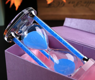 New crystal diamond hourglass timer 15304560 minutes 520 seconds 1314 seconds creative layout sand clock