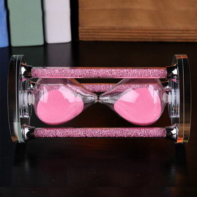 New crystal diamond hourglass timer 15304560 minutes 520 seconds 1314 seconds creative layout sand clock