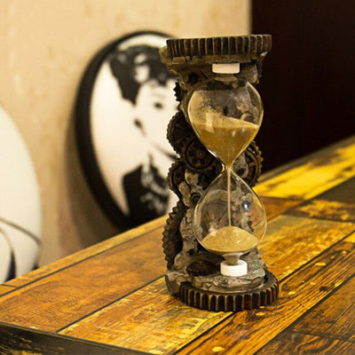 Creative Home Gear Time Hourglass Craft Gift Wholesale Retro-antique Anti-metal Hourglass Timer