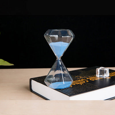 Hourglass 5 minutes timer diamond glass sand timer children Christmas gifts home desktop decoration children brushing teeth