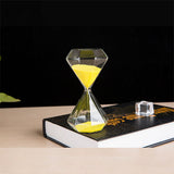 Hourglass 5 minutes timer diamond glass sand timer children Christmas gifts home desktop decoration children brushing teeth