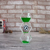 Double Colors Oil Hourglass sand clock sand watch Liquid Floating Motion Bubbles Timer Desk sand timer home decor reloj de arena