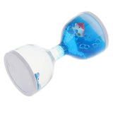 Dolphin Liquid Motion Bubbler Timers, Oil Hourglass Sensory Relaxation Toy Visual Bubble for Office & Desk Decor Xmas Gifts