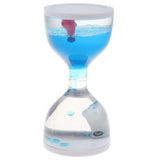 Dolphin Liquid Motion Bubbler Timers, Oil Hourglass Sensory Relaxation Toy Visual Bubble for Office & Desk Decor Xmas Gifts