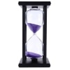60 Minutes Hourglass Sand Timer Sand Watch Clock For Kitchen Mask Yoga Modern Wooden Sandglass Tea Timers Home Decoration Gift