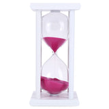 60 Minutes Hourglass Sand Timer Sand Watch Clock For Kitchen Mask Yoga Modern Wooden Sandglass Tea Timers Home Decoration Gift