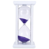 60 Minutes Hourglass Sand Timer Sand Watch Clock For Kitchen Mask Yoga Modern Wooden Sandglass Tea Timers Home Decoration Gift