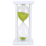 60 Minutes Hourglass Sand Timer Sand Watch Clock For Kitchen Mask Yoga Modern Wooden Sandglass Tea Timers Home Decoration Gift