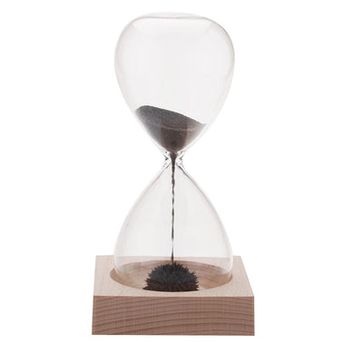 Magnet Hourglass Awaglass Hand-blown Sand Timer Desktop Decoration Magnetic Hourglass Black