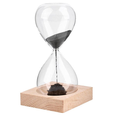 TOP!-1Pcs Hand-blown Timer clock Magnet Magnetic Hourglass Hourglass crafts sand clock hourglass timer Gift Home Decor