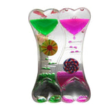 1pc Liquid Hourglasses Dynamic Transparent Oil Drop Timer Hour Glass Decoration for Home 2019ing