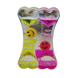 1pc Liquid Hourglasses Dynamic Transparent Oil Drop Timer Hour Glass Decoration for Home E2S