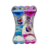 1pc Liquid Hourglasses Dynamic Transparent Oil Drop Timer Hour Glass Decoration for Home