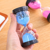 Hourglass Desktop Sand Clock Timers Home Decoration Glass For Children Brush Teeth E2S