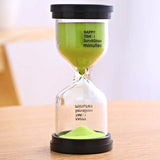 Hourglass Desktop Sand Clock Timers Home Decoration Glass For Children Brush Teeth E2S