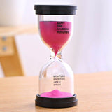 Hourglass Desktop Sand Clock Timers Home Decoration Glass For Children Brush Teeth E2S