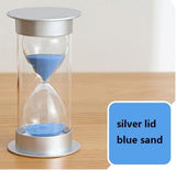 1pc Home Ornament Desktop Sand Clock 30 Minutes Sand Clock Decoration Hourglass Timer for Children Brush Teeth