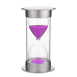 5 Minutes Hourglass Purple Sand Timer Clock Creative Desk Ornaments Kitchen Home Decoration Children Gift