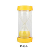 15/30 Minutes Home Decorations Ornaments Hourglass Timer Birthday Wedding Gifts Fruit Pattern Children Anti-Fall Hourglass