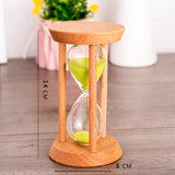 3/5/15/20/30 Minutes Wooden Hourglass Home Decoration Desktop Sand Clock Timers Sand Sandglass Hourglass Timer Clock Kitchen