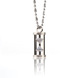 2019 New Arrival Fashion Stainless Steel Hourglass Pendant Necklace High Quality Chain Link Pendant For Women Gift Drop Shipping