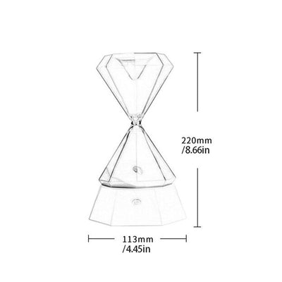 Diamond Hourglass Lamp Nightlight Atmosphere Lamp Bedroom Bedside Night Light Home Decoration