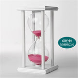 1Pcs 20.5x10cm Fashion Modern Wooden 60 Minutes 1 Hour Sandglass Hourglass Timer Clock Xmas Toys Birthday Gift Home Decor