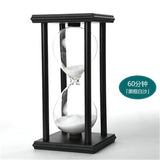 1Pcs 20.5x10cm Fashion Modern Wooden 60 Minutes 1 Hour Sandglass Hourglass Timer Clock Xmas Toys Birthday Gift Home Decor