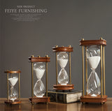 Hourglasses Wooden Sand Sandglass Hourglass Timer Clock Home Decor Gift Kitchen