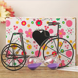 Creative novelty iron tricycle hourglass children's student giftmen and women send friends birthday gift timer