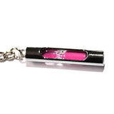 2 Classic Hourglass Key Chains Sand Timer Keychains for Perfect Valentine's Day Gift Pink Blue