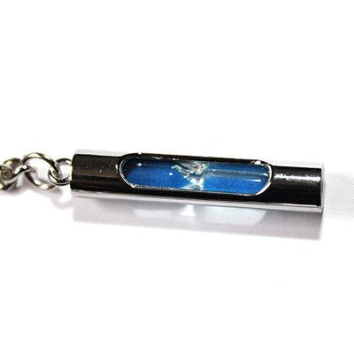 2 Classic Hourglass Key Chains Sand Timer Keychains for Perfect Valentine's Day Gift Pink Blue