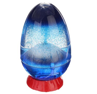 SZS Hot Egg Sand Clock Liquid Oil Glass Sandglass Hourglass Timer Home Decor Relax Gift Blue
