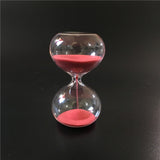 9 Color Glass Hourglass Sand Timer Fashion Home Decor Birthday 3/5 Minute Love Valentine's Day Gift Ampulheta Reloj De Arena