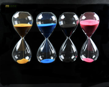 45 minutes Awaglass Hand-blown Timer clock Magnet Magnetic Hourglass ampulheta crafts sand clock hourglass timer