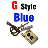 MNWT Mini Hourglass Cross Pendant Leather Necklace Bible Book/Whistle /Bullet/Aircraft/Love/Pistol Women Men Retro Jewelry